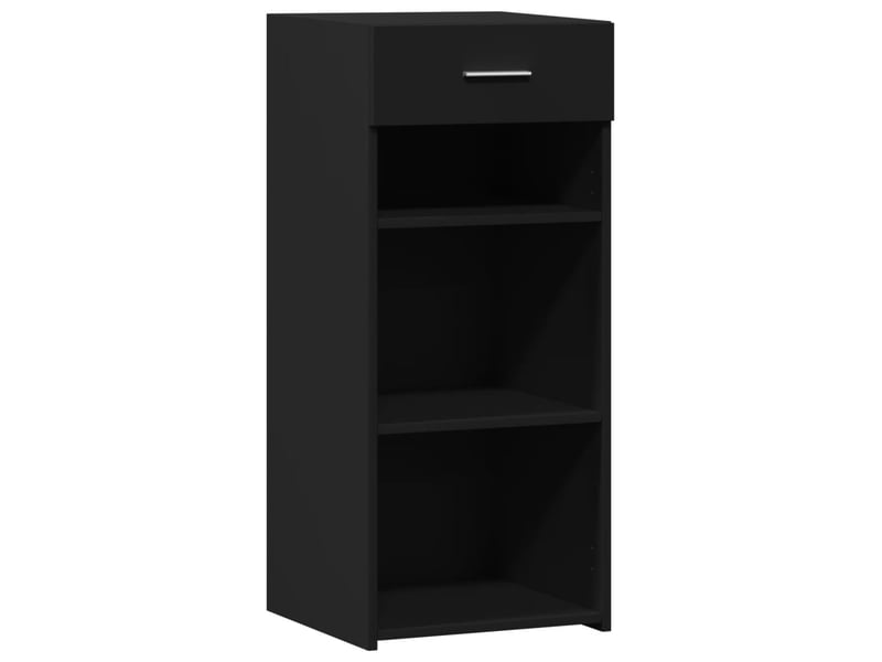 Buffet - bahut - meuble de rangement noir 40x42,5x93 cm bois d'ingénierie  - Conforama A