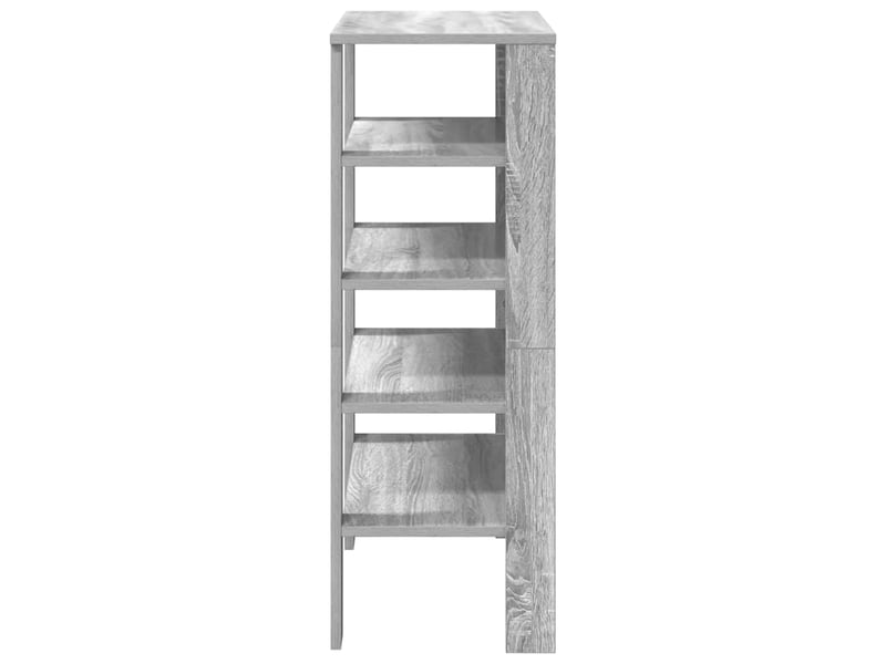  Meuble à chaussures, étagère à chaussures sonoma gris 61x32x87,5 cm bois ingénierie  - Conforama E