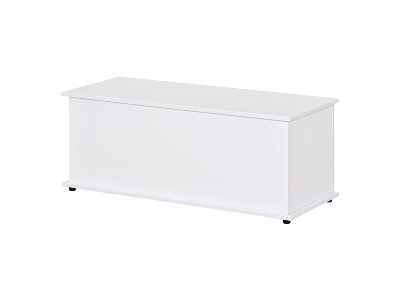  Coffre de rangement, banc de rangement avec couvercle à charnières et charnières de sécurité, banc à chaussures, meuble d'entrée, 100 x 40 x 40 cm  - Conforama B