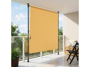 Store enrouleur, store roulant extérieur sable 120 x 270 cm cf47536