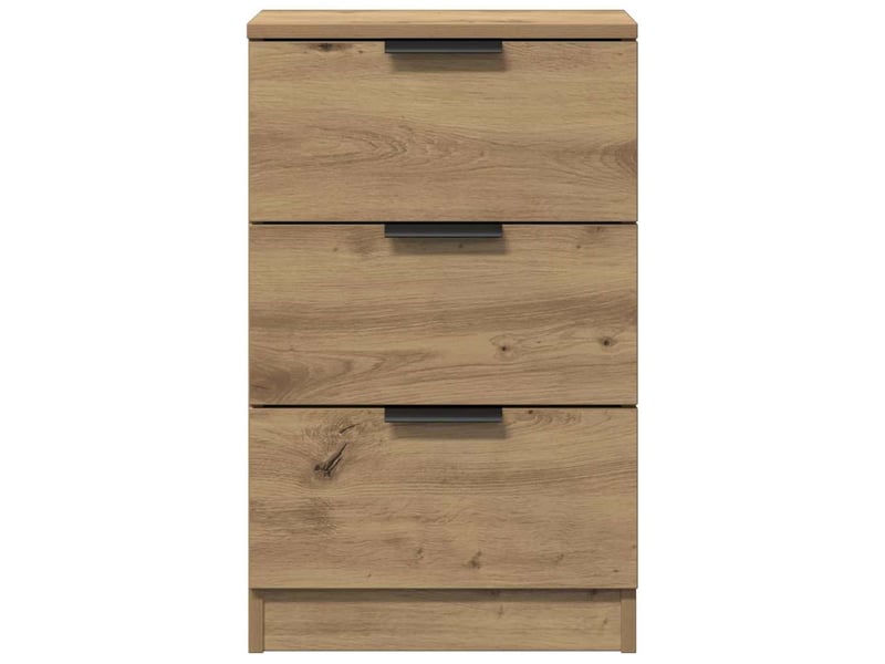  Lot de 2 tables de chevet - cabinet de chevet - table de nuit chêne artisanal bois d'ingénierie  - Conforama E