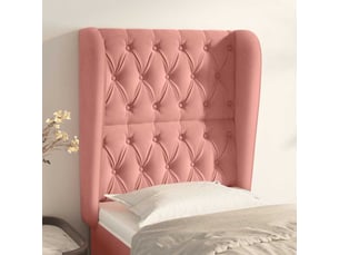 Tete de lit A poser largeur 83 cm rose