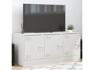 Meuble tv coloris blanc 99 cm <strong></strong>  <strong></strong>