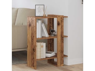 Étagère 2 niveaux, étagère de rangement 52 x 25 x 71,5 cm bois d'ingénierie shl8756