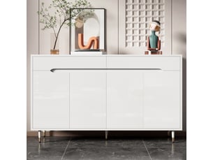 Meuble à chaussures 24 paire(s)  <strong>OSUPNESSEE</strong>  <strong></strong> coloris blanc