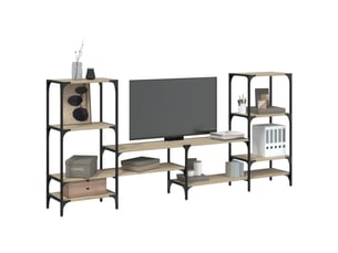 Meuble tv coloris marron 206.5 cm <strong></strong>  <strong></strong>