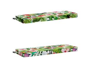 Lot de 2 coussins de banc, coussins d'assise soest 100 % polyester cf56898