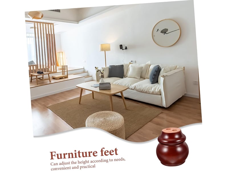  Table leg wooden dresser leg accessoire pour meubles design élégant et convient aux et tables  - Conforama D