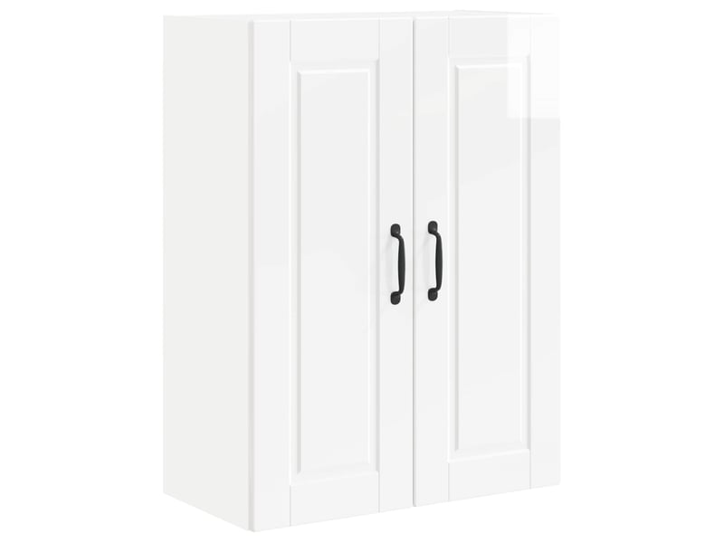  Meuble mural de cuisine, armoire de cuisine blanc brillant 60x31x80cm  - Conforama A