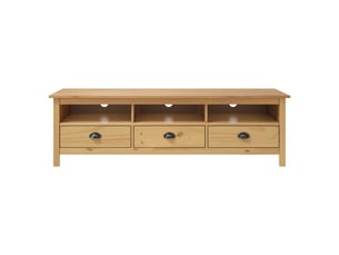 Meuble tv coloris marron 158 cm <strong></strong> <strong></strong>