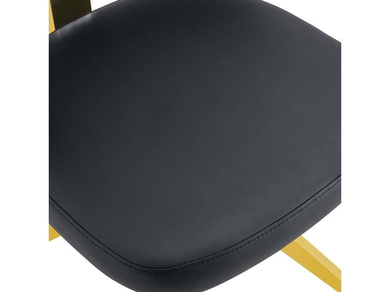  Chaise piètement en métal rembourrage confortable pivotement à 360°  - Conforama B