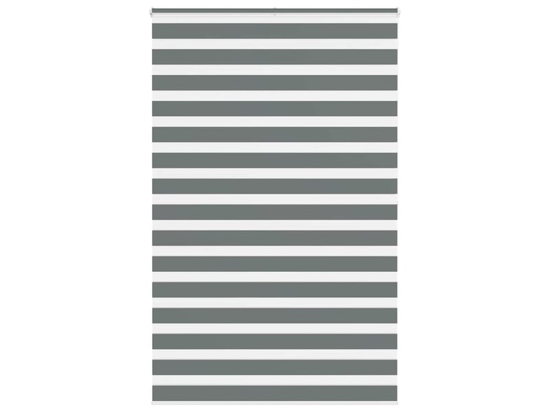 Store zèbre, store de fenêtre gris foncé largeur du tissu 145,9 cm polyester cf48577 - Conforama B