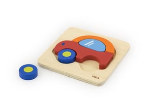 Puzzle en bois viga 50172 - mes premiers puzzles, la voiture