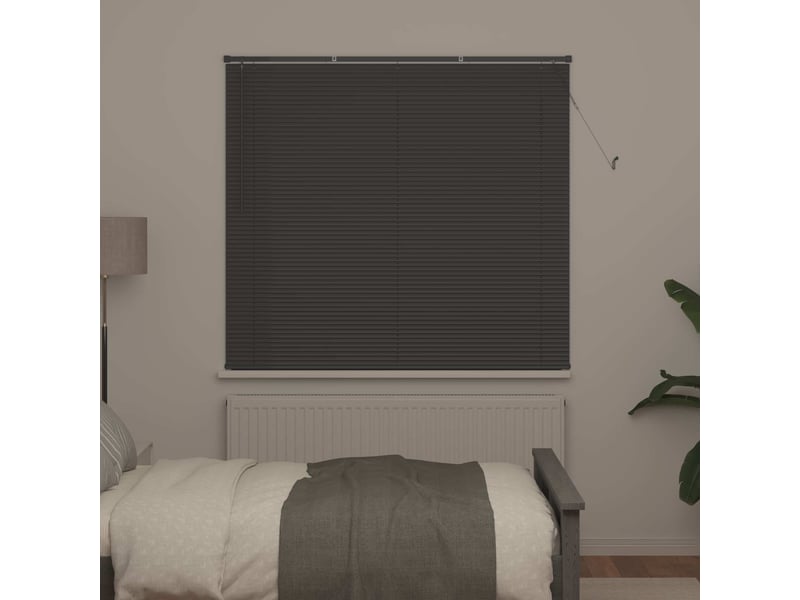  Store vénitien, store de fenêtre gris argenté 150 x 130 cm 25 mm pvc cf47840  - Conforama C