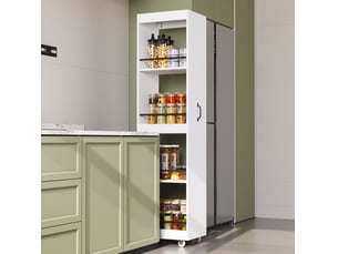 Bibliotheque coloris blanc 4 étagère(s) <strong>MODENUIT </strong> <strong></strong> - 40 cm x 160.5 cm