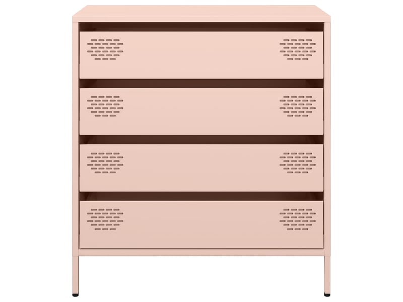  Buffet - bahut - meuble de rangement rose 68x39x73,5 cm acier laminé à froid  - Conforama E