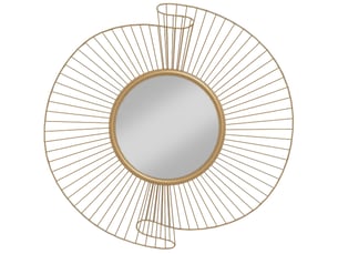 Miroir de porte coloris doré <strong></strong> <strong></strong> - 60 cm x 3.2 cm