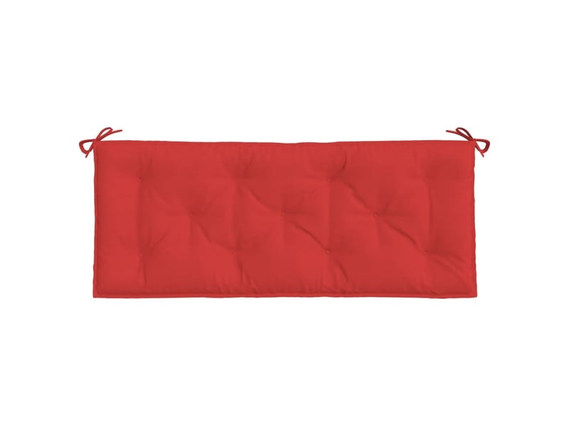  Lot de 2 coussins de banc jardin, coussins d'assise rouge 120x50x7 cm tissu oxford cf58736  - Conforama E