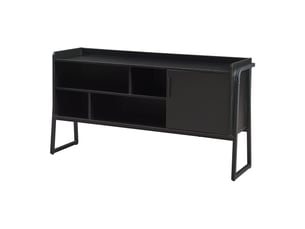 Meuble tv coloris noir 120 cm <strong></strong>  <strong>Storfjord</strong>