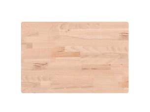 Comptoir de salle de bain, plan de travail 60x40x1,5 cm bois massif de hêtre cf65741