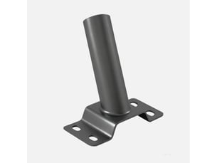 Support mural pour lampadaire fabrilamp accesorio farola gris 15 x 5,8 x 5,8 cm