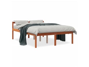 Lit 2 places 120x190cm    coloris marron