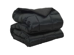 Duvet d'hiver - couette 135 x 220 cm 450 gm² noir