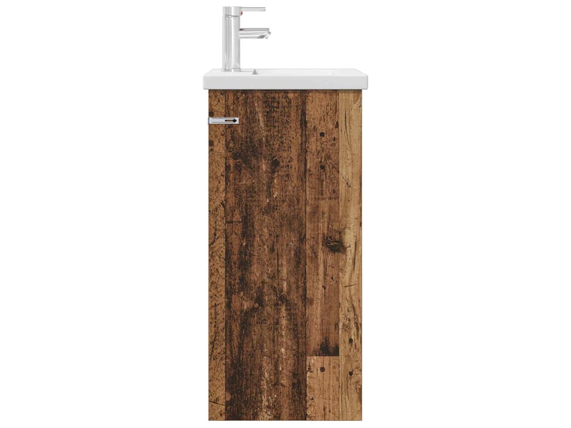  Meuble de salle de bain avec évier bois ancien shl1110  - Conforama D