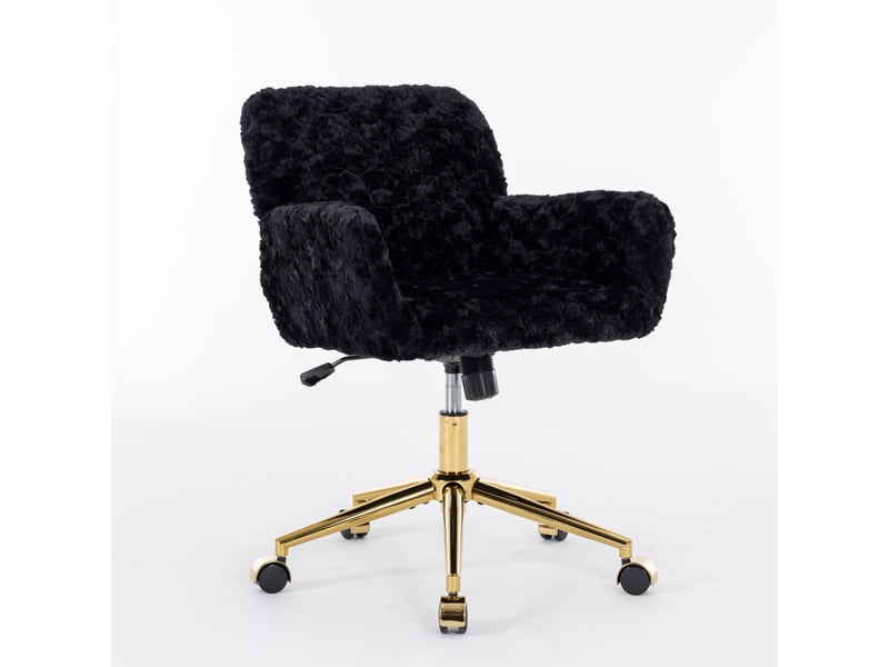  Chaise de bureau pivotante à 360° réglable en hauteur 61x60x90 cm W3223P498574 - Conforama B