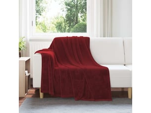 Couverture jetée de canapé 6 pcs bordeaux 150x200 cm 4.68 kg polaire
