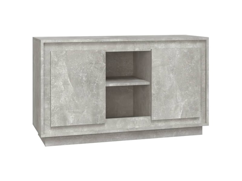  Buffet - bahut - meuble de rangement gris béton 102x35x60 cm bois d'ingénierie  - Conforama A
