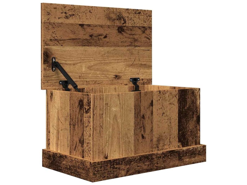  Boîtes de rangement vieux bois 30x50x28 cm bois d'ingénierie  - Conforama E