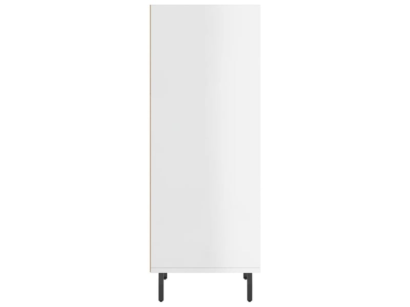  Buffet - bahut - meuble de rangement blanc brillant 34,5x32,5x90 cm bois d'ingénierie  - Conforama E