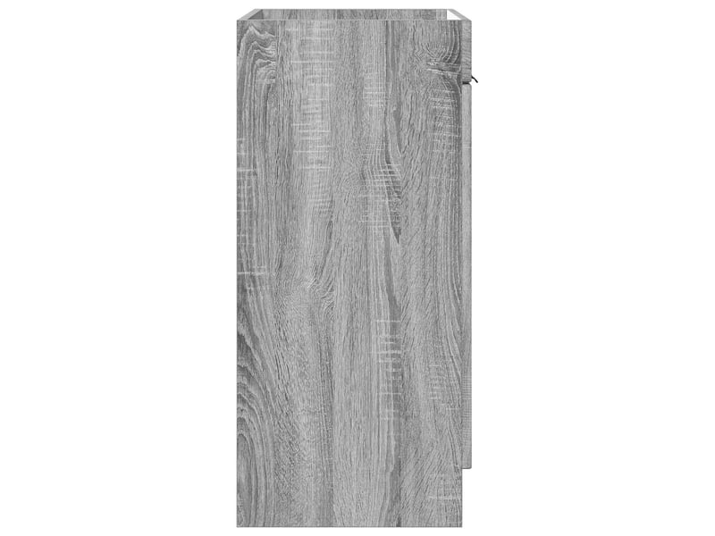  Armoire sous évier de salle de bain, meuble de rangement sonoma gris shl2502  - Conforama E