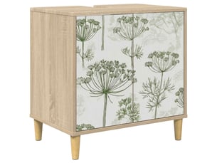 Armoire de salle de bain, meuble de rangement gotha sonoma 60x40x60 cm