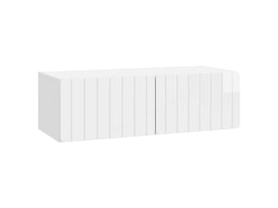 Meuble tv coloris blanc 98 cm <strong></strong>  <strong></strong>
