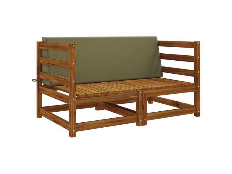 Coussin de dossier, coussin de dos soest 100 % polyester vert olive cf55250 - Conforama C