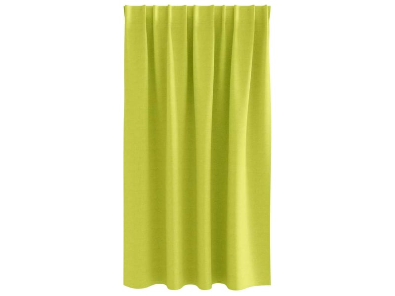  Lot de 2 rideaux occultants, rideaux black-out avec anneaux vert 140 x 140 cm cf44808  - Conforama D