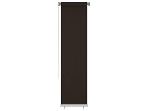 Store enrouleur, store roulant d'extérieur 65 (l) x 230 (h) cm hdpe marron cf47413