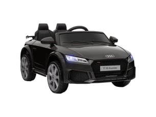 Voiture électrique enfant véhicule électrique enfant audi tt rs 12 v 30 w v. Max. 3 kmh télécommande 2,4g effets sonores + lumineux noir