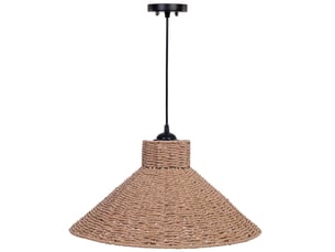 Lampe de plafond en papier marron d45x22h cm