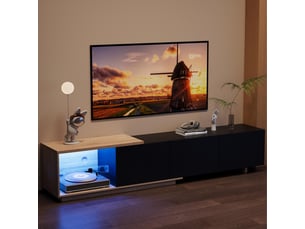 Meuble tv coloris noir  <strong></strong>  <strong></strong>
