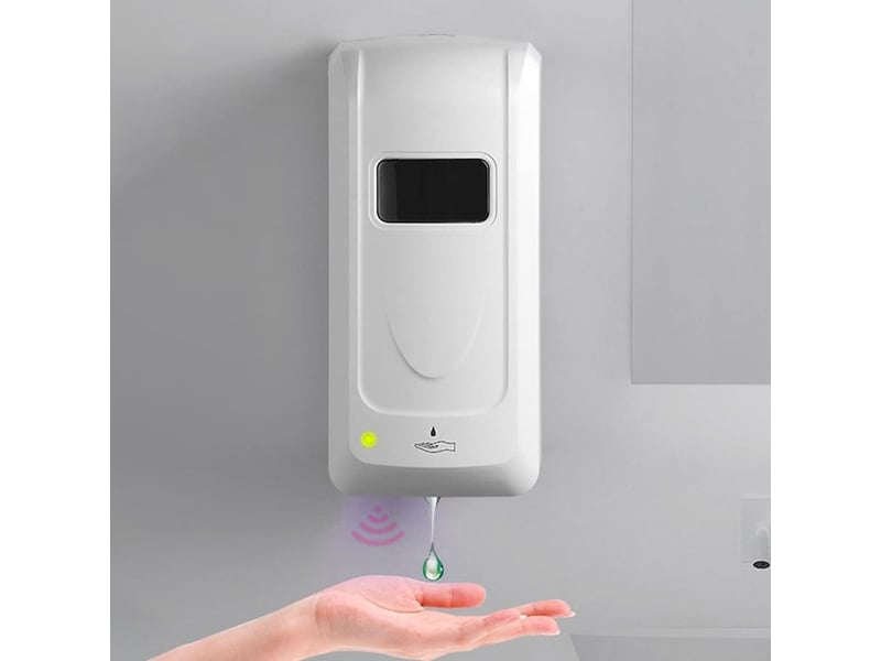 Distributeur automatique de savon mural à capteur infrarouge 1l | dosage précis 0,8-1,2ml  - Conforama A