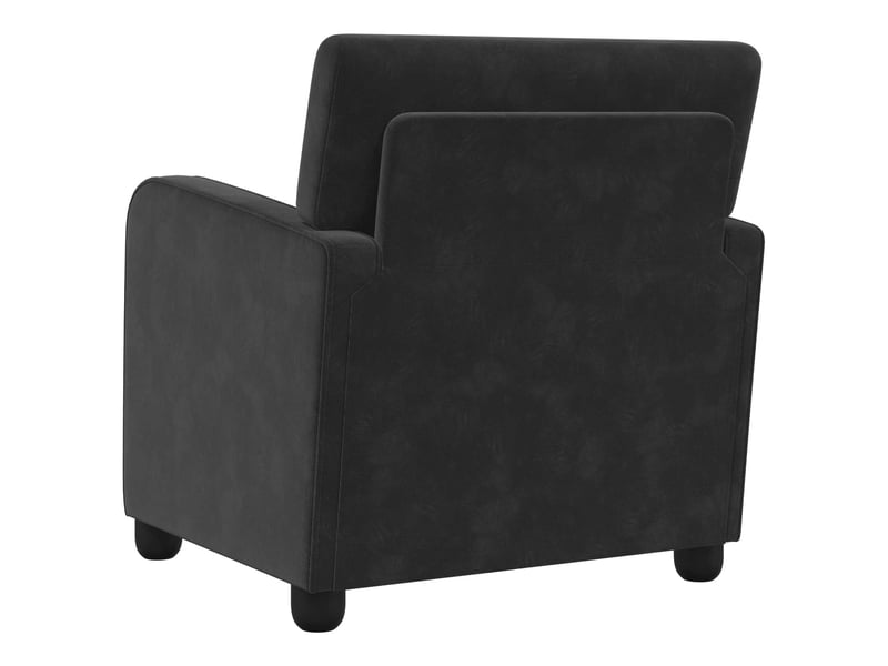 Vidaxl fauteuil noir velours - Conforama E