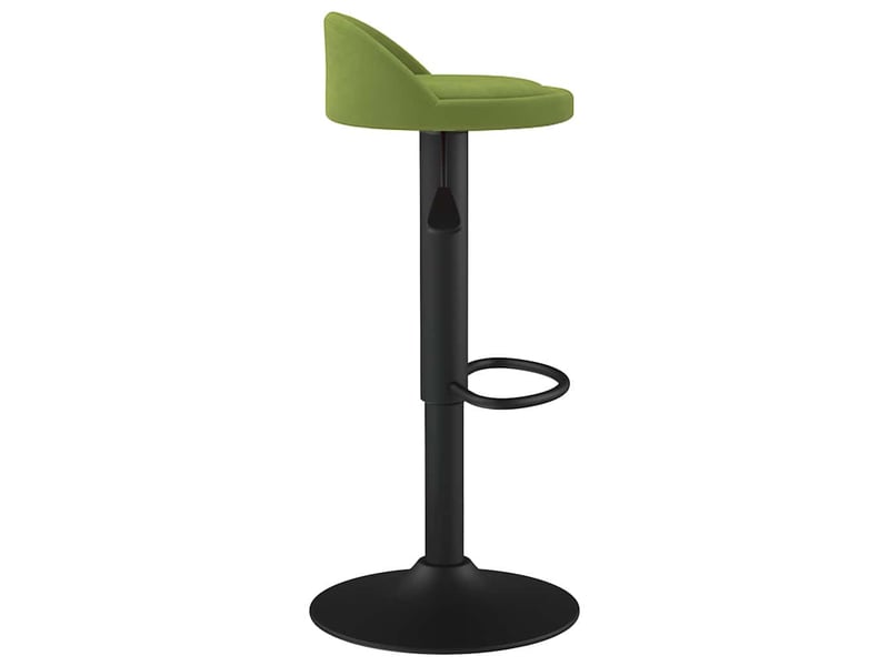  Lot de 2 tabouret de bar, chaise de bar vert clair velours shl42973  - Conforama E