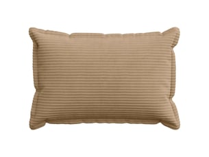 Lot de 6 housses de coussin houten marron 40 x 60 cm velours côtelé cf49848