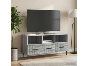 Meuble tv coloris gris 102 cm <strong></strong>  <strong></strong>