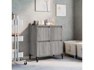 Buffet - bahut - meuble de rangement sonoma gris 60x35x70 cm bois d'ingénierie