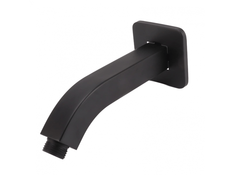  Tube d'extension de bras de douche en laiton, extension de pommeau de douche, décoration de la maison, npt pour salle de bain (noir)  - Conforama A