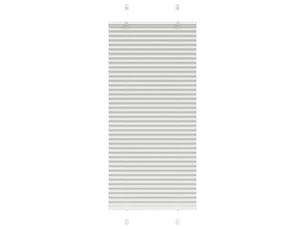 Store plissé, store de fenêtre gris clair 55x150 cm largeur du tissu 54,4 cm cf46892